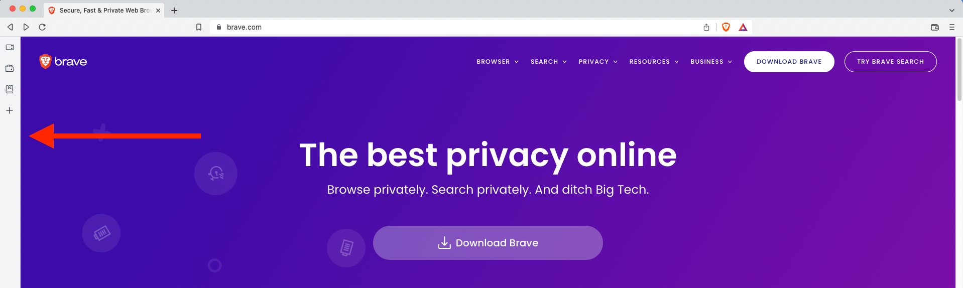 Как использовать боковую панель Brave? – Центр помощи