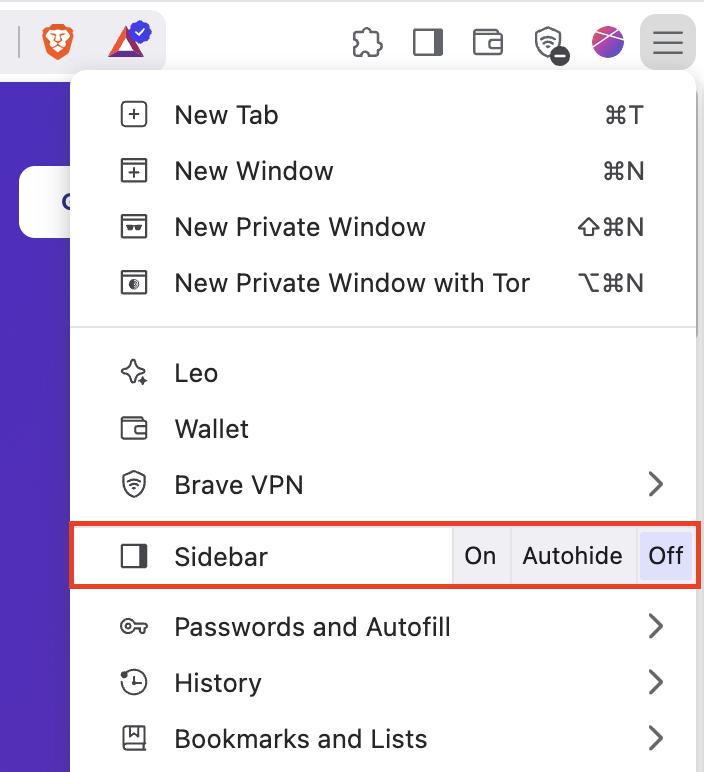 Как использовать боковую панель Brave? – Центр помощи